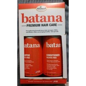DIFEEL "BATANA" Premium Hair Care Shampoo & Conditioner Set - JUMBO 33.8 Oz. EA!